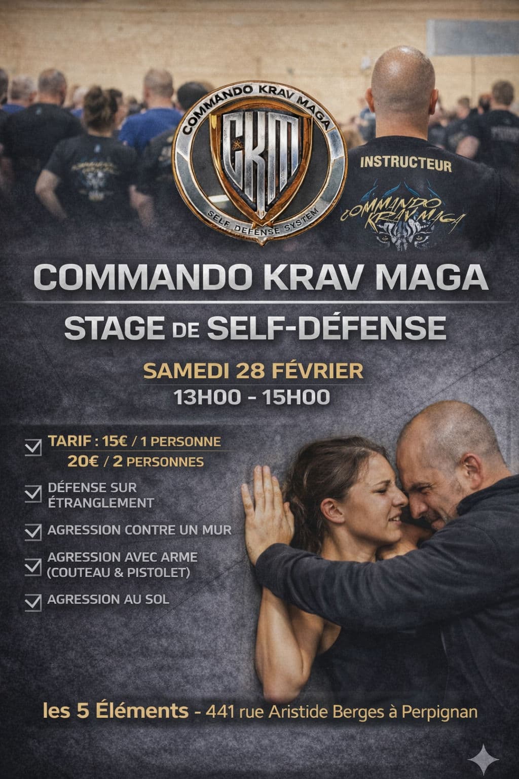 Actualités CKM66 – Stage de self-défense à Perpignan